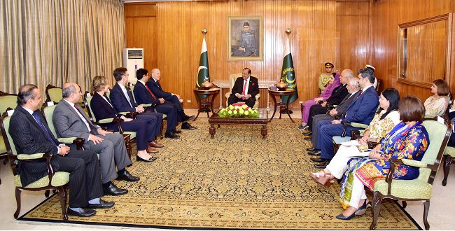 President & CEO Telenor Group Visits Pakistan, calls on President Mamnoon Hussain