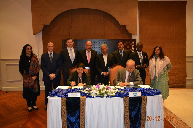 Minister for S&T, H.E. Rana Tanveer Hussain lauds agreement reached between COMSATS and UNESCAP