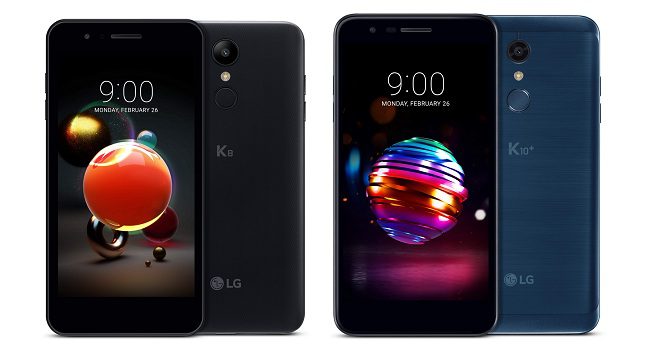 LG Unveils More Advanced K10 and K8 Series Smartphones at MWC