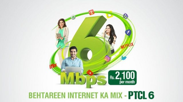 PTCL LAUNCHES 6 MBPS PACKAGE WITH FREE IFLIX AND SMART TV