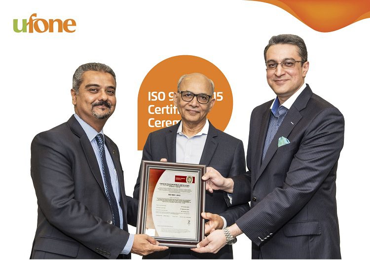 Pakistani Telecom Company achieves ISO 9001:2015 by Bureau Veritas (BV)