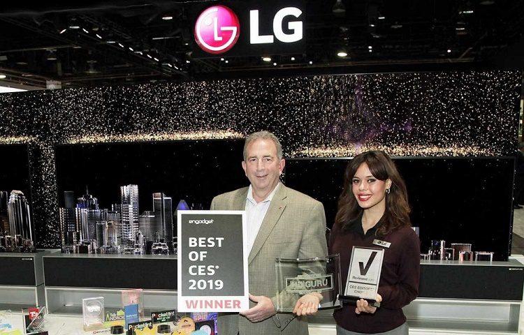 LG Receives More Than 140 CES Awards and Honors across Various Categories