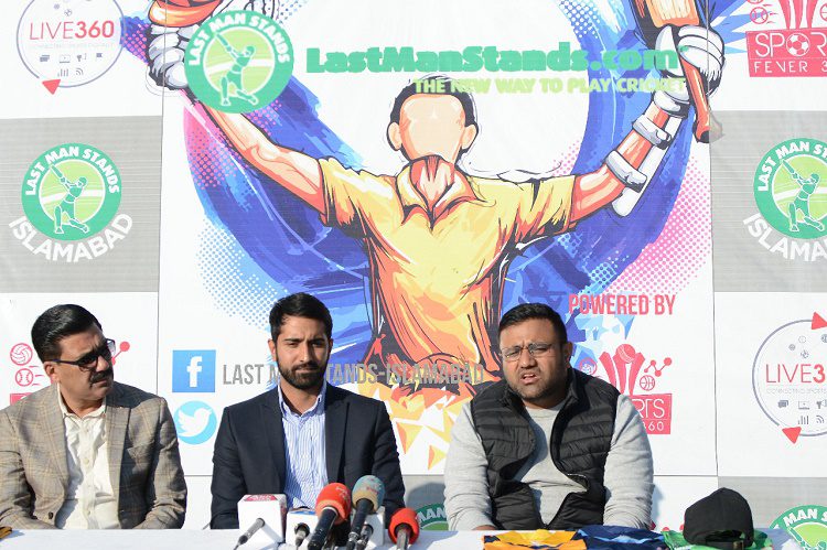 Last Man Stands with collaboration of Sportfever360 launched First Cricket League in Islamabad