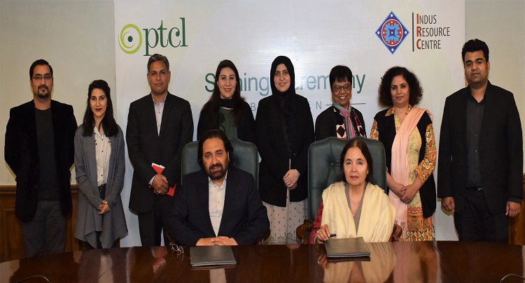PTCL Collaborates with Indus Resource Center in Sindh