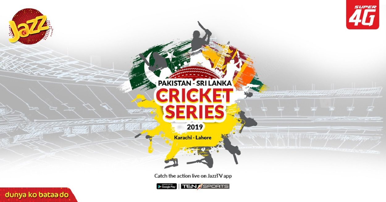 Jazz TV streaming Pakistan-Sri Lanka series for cricket fanatics