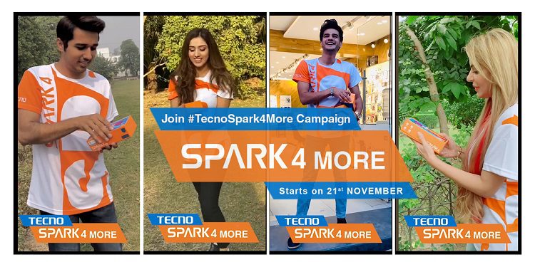 TECNO launches TikTok Campaign #TECNOSPARK4MORE for Pakistani audience
