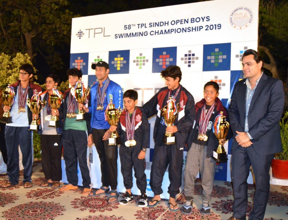 TPL sponsors the 58th Sindh Open Boys Swimming Championship
