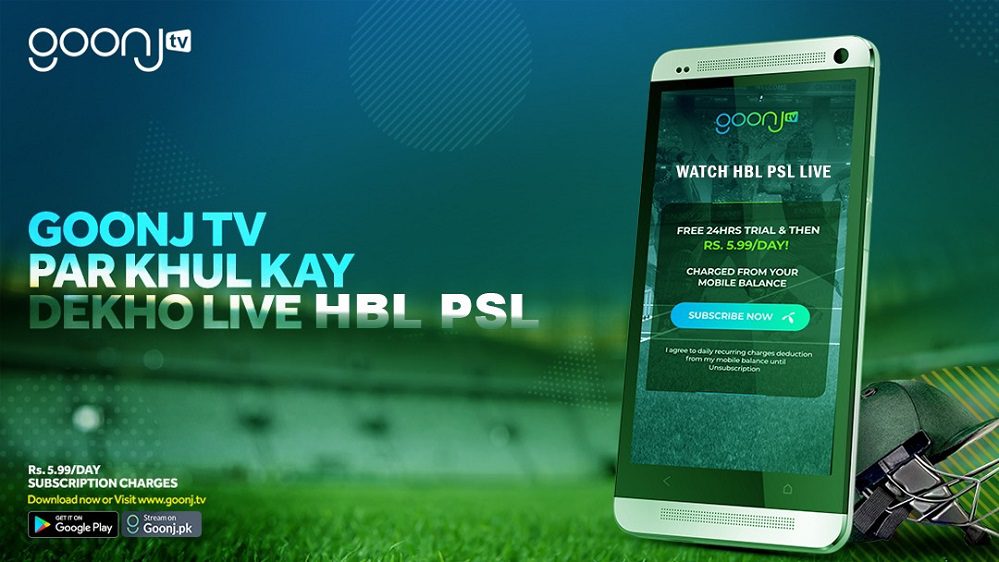 Telenor Pakistan brings HBL PSL to your fingertips with Goonj TV