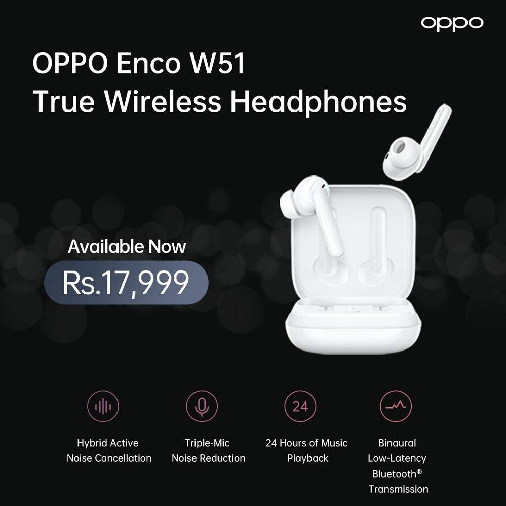 OPPO launches Enco W51 headphones loaded with exciting features