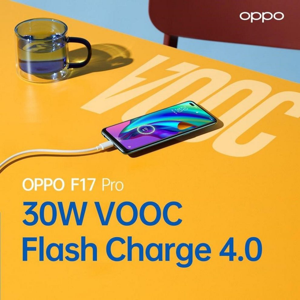 OPPO F17 Pro’s 30W VOOC 4.0 Flash Charge will make the youth flaunt the fast life