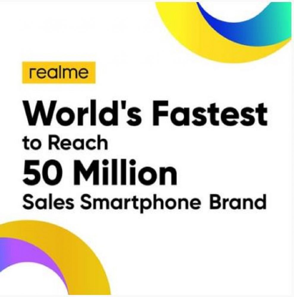 Realme leapfrogged growth in 2020 with its 50 million units sold