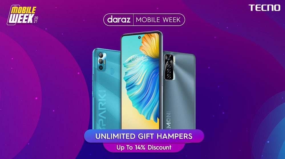 TECNO brings exciting discount offers on Daraz Mobile Week 2021