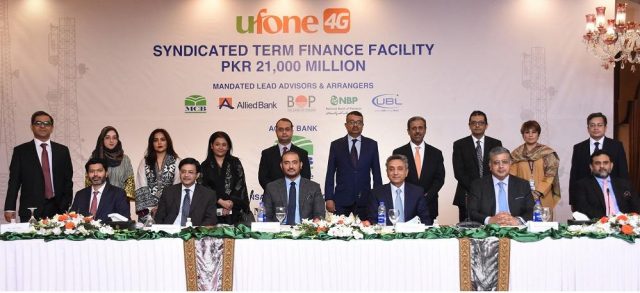 Ufone secures its largest syndicated financing of 4G Spectrum & Rollout