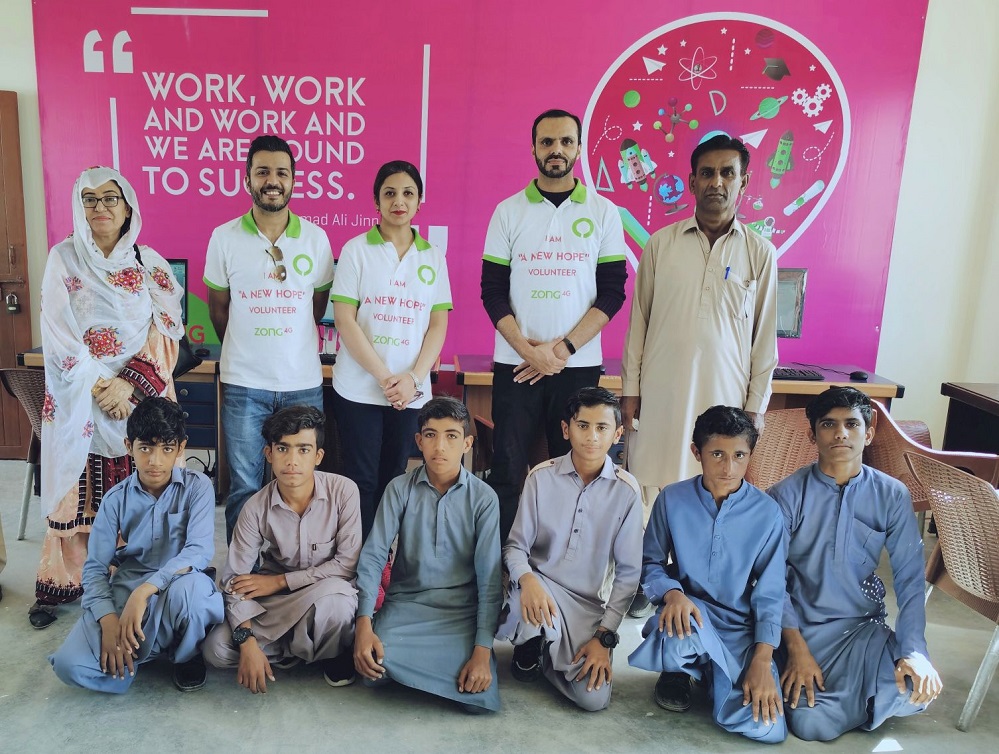 Zong Sets Up Digital Lab at Pak-China Friendship School, Gwadar