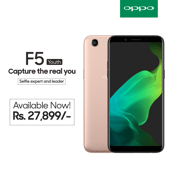 OPPO launches ‘F5 Youth’ for the Young Generation that demands Intelligent and Real Selfies