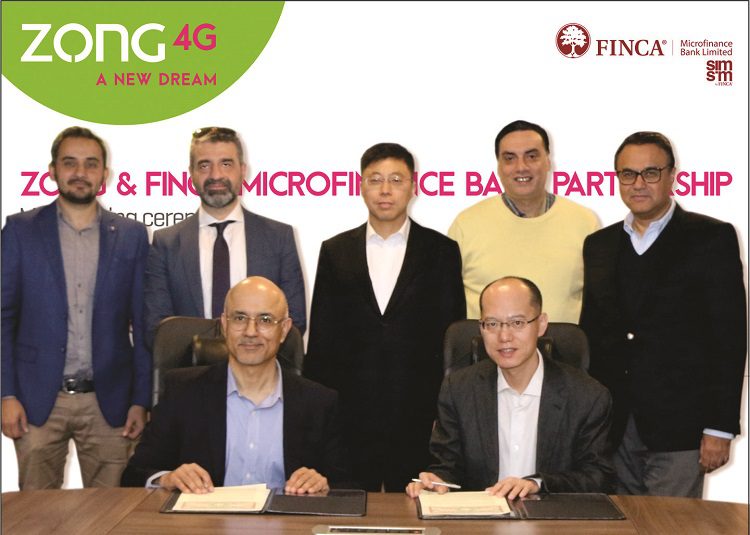 Zong 4G and FINCA Microfinance Bank to digitally empower Corporate Organizations across Pakistan