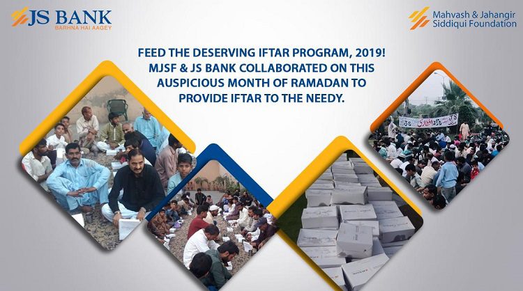 JS Bank & MJSF collaborate to serve Iftar for the Underprivileged