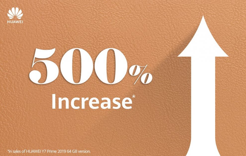 HUAWEI Y7 Prime 2019 – Special Edition Rakes in 500% More Sales