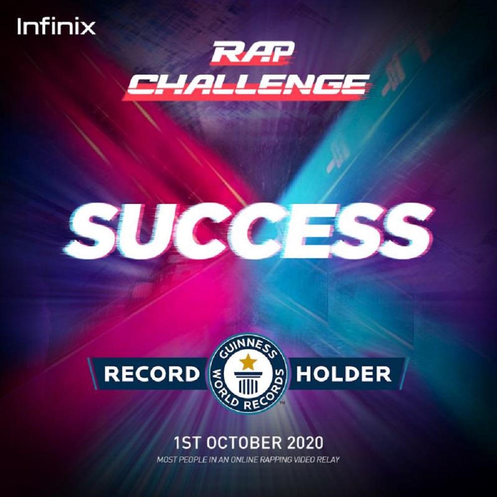 Pakistani Artists Take Part in Infinix’s Rap Video Relay, Set GUINNESS WORLD RECORD