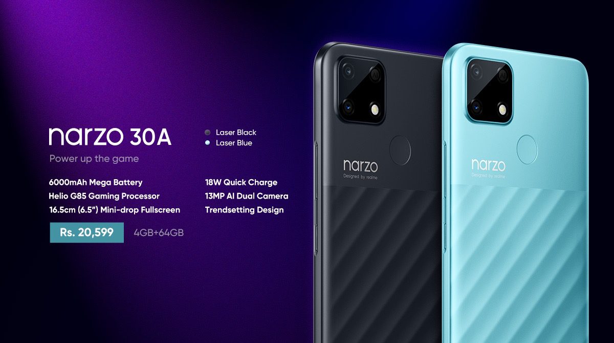 realme launches the gaming beast Narzo 30A