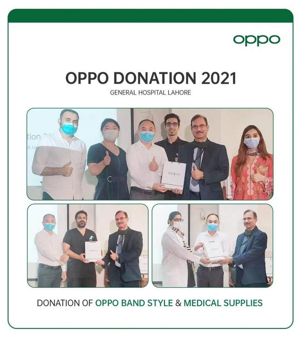 OPPO Donates Health Supplies to General Hospital in Lahore