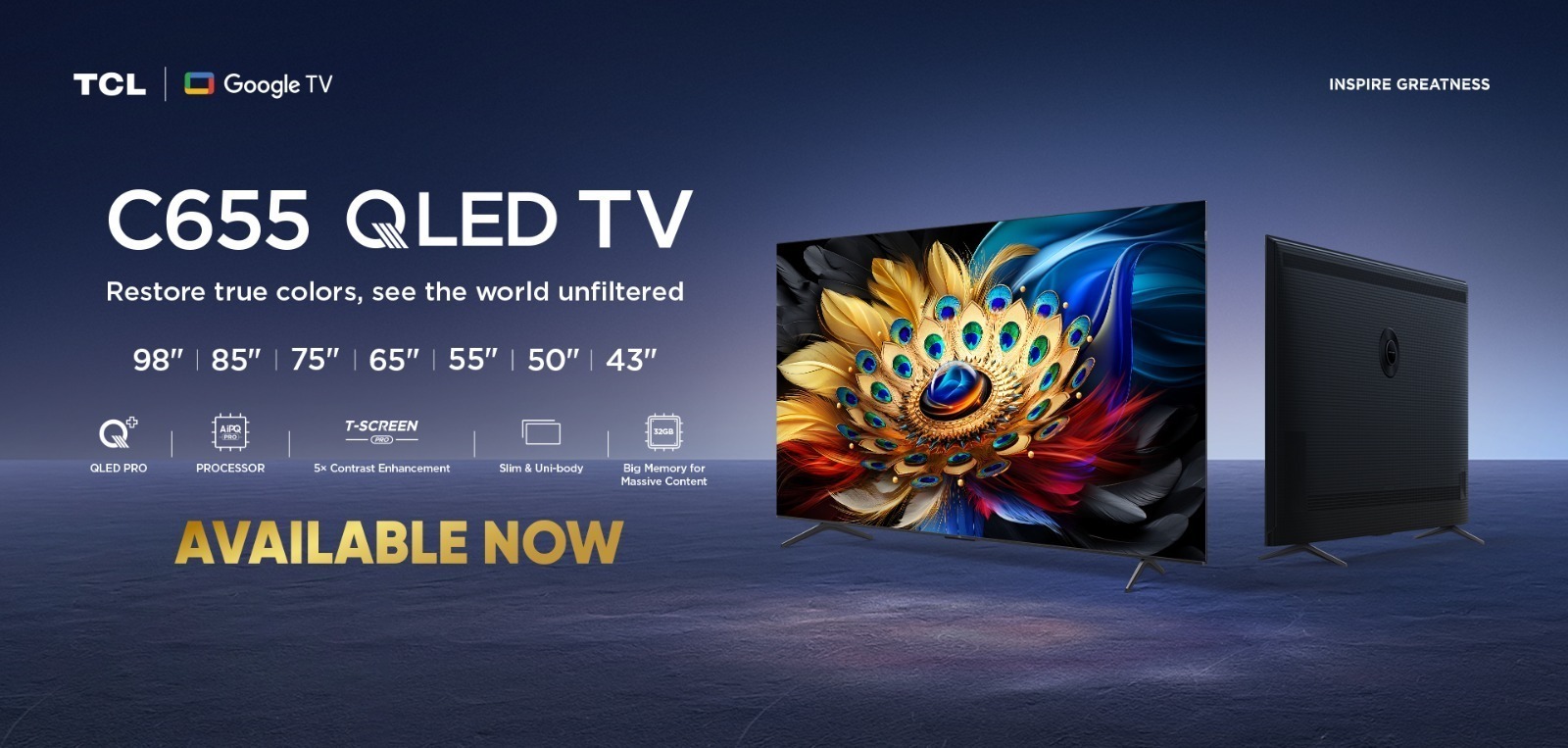 TCL Pakistan Unveils C655 QLED TV: Elevating Home Entertainment with Unmatched Visuals and Immersive Audio
