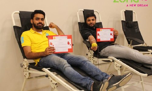 Zong 4G continues Blood Donation Drive with Fatimid Foundation