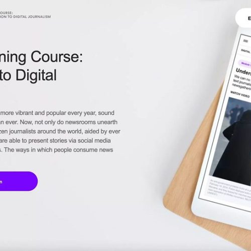 Reuters launches the Reuters Digital Journalism Course, in partnership with the Facebook Journalism Project 