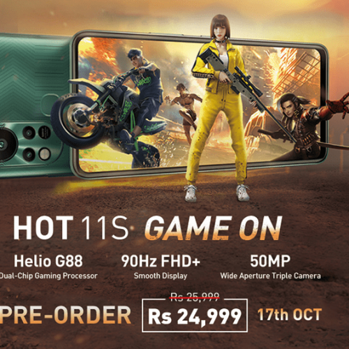 Infinix HOT 11S, a gaming champion is now available across Pakistan!