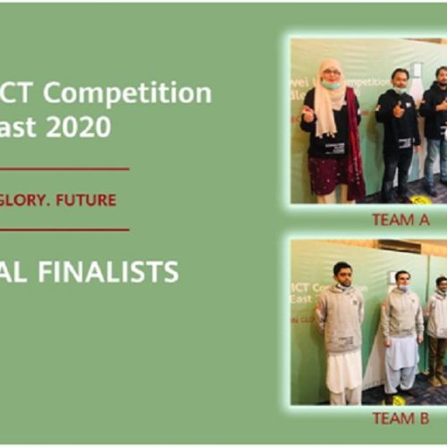Pakistani Teams Secured 1st  and 2nd  Positions in Huawei Middle East ICT Competition 2020 Regional Finals 