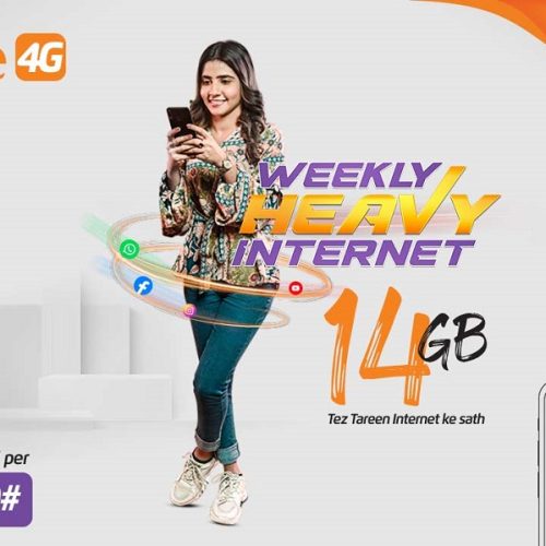 Enjoy uninterrupted connectivity with Ufone’s Weekly Heavy Internet Package