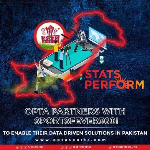 Sportsfever360 and Stats Perform (OPTA) embarks on a new journey of stats data in Pakistan 