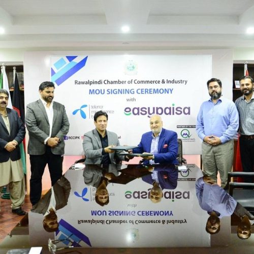 Easypaisa joins hands with Rawalpindi Chamber of Commerce and Industry to facilitate Digital Transactions
