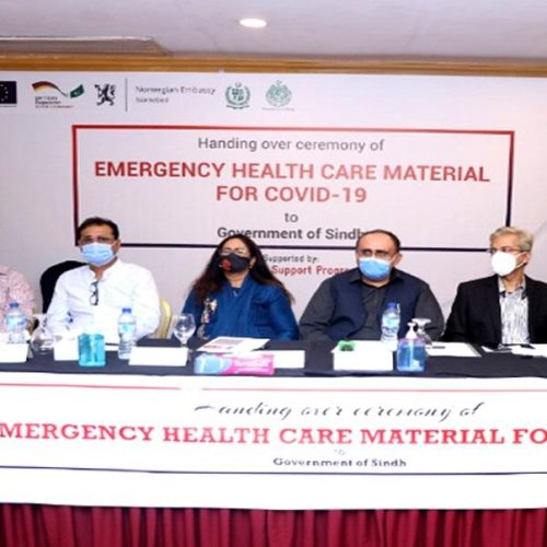 TVET Sector Support Programme Hands Over 50,000 PPE kits and 40,000 Surgical Masks To Government Of  Sindh