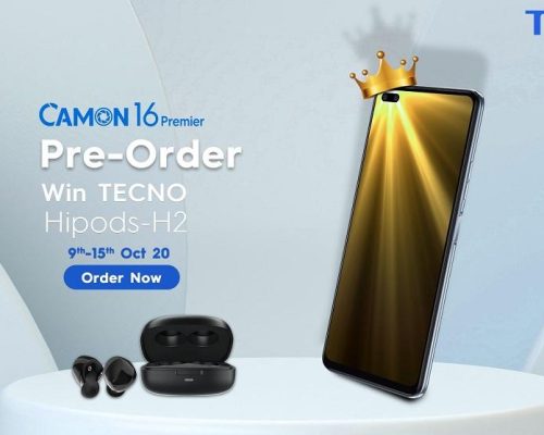 TECNO Camon 16 premier; Pre-Order sale starts today!