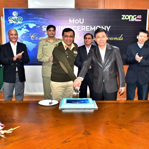 Zong signs MOU with SCO for digitalizing AJK & GB